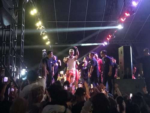 Artis Jackson Zeran Guncang THR Sungailiat di Malam Puncak HUT KNPI Bangka ke-52