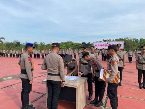 Mutasi di Polres Bangka Barat, Kabag Ops hingga Kapolsek Diganti