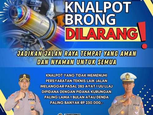 Kapolres Babar Ingatkan Larangan Knalpot Brong,