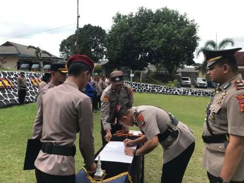 Kapolres Bangka Pimpin Sertijab 3 Pejabat, Ingatkan Netralitas Polri