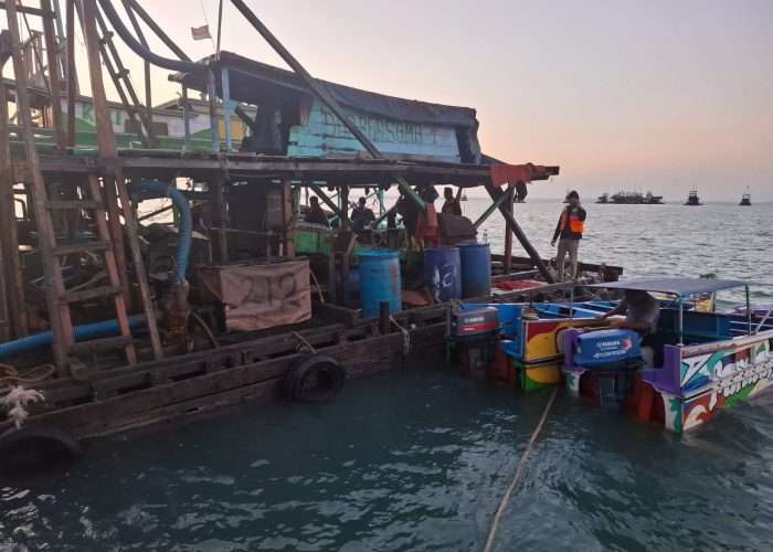 Polisi Grebek 4 Ponton Ilegal di Cupat, 12 Penambang Diamankan