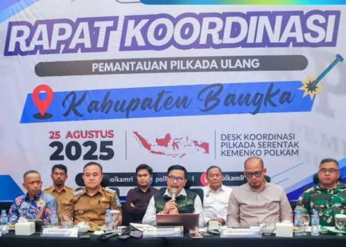 Menko Polkam Pantau Persiapan Pilkada Ulang Bangka, Pemkab Klaim Siap 100%