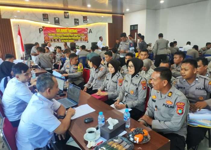 Polres Bangka Terima Kunjungan Tim Audit Kinerja Polda Babel