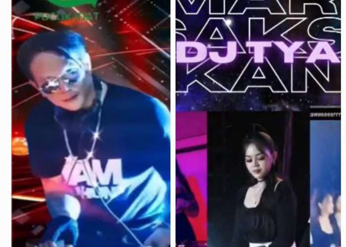 DJ Rock Yhong & DJ Tya Siap Hibur Warga Sungailiat