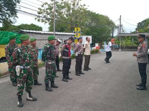 TNI-Polri dan Satpol PP Perketat Pengamanan di DPRD dan Pelabuhan Mentok