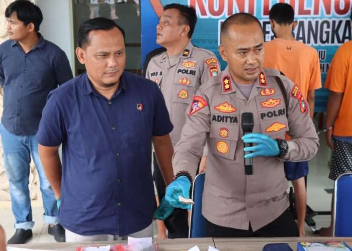 167 Gram Sabu, 324 Ekstasi, 339 Gram Ganja: Polres Bangka Barat Selamatkan Ribuan Jiwa