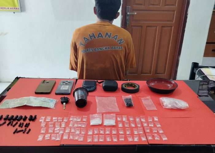 Polisi Bongkar Gudang Sabu dan Ganja, Puluhan Paket Siap Edar Disita