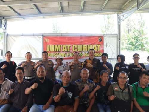 Kapolres Bangka Ajak Media & Warga, Targetkan Pos Kamling di Setiap Desa