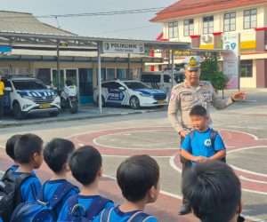 Satlantas Bangka Edukasi Pelajar soal Tertib Lalu Lintas dan Anti-Bullying