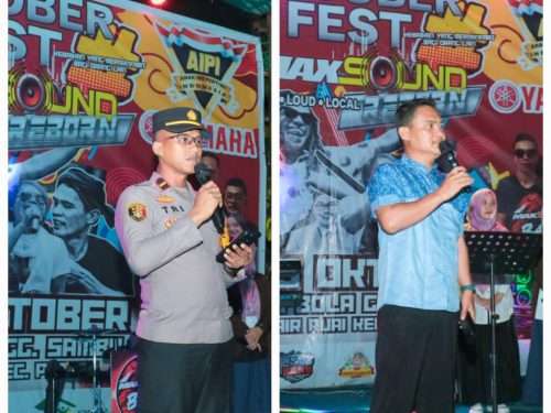 Oktober Festa Resmi Dibuka, Camat dan Kapolsek Kompak Ajak Warga Jaga Kebersamaan