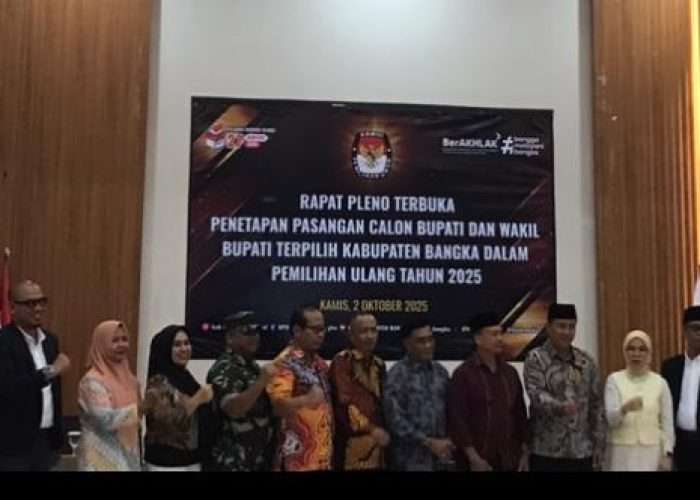 Ferry–Syahbudin Resmi Pimpin Bangka 2025–2030