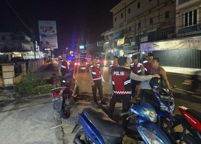 Polres Bangka Gencar Patroli Blue Light, Tekan Kejahatan di Tengah Malam