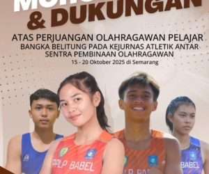 Cornelia Safira Wakili Babel di Kejurnas Atletik Semarang
