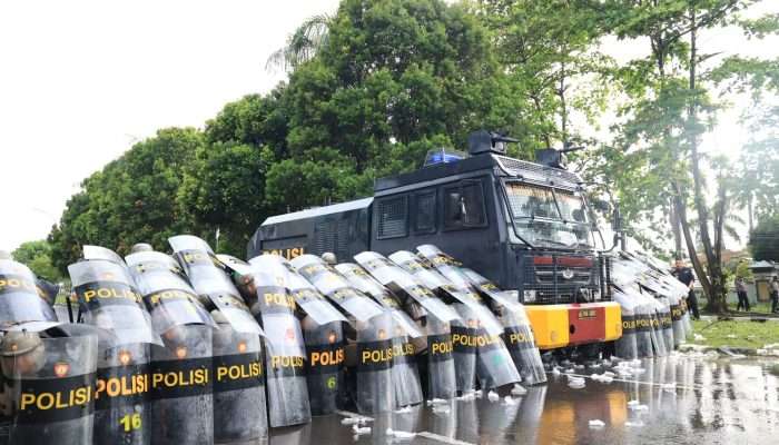 Simulasi Penanganan Unjuk Rasa, Polda Babel Uji Kesiapan Personel Hadapi Berbagai Situasi