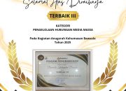Prestasi Nasional, Bawaslu Bangka Masuk Tiga Terbaik Pengelolaan Media Massa