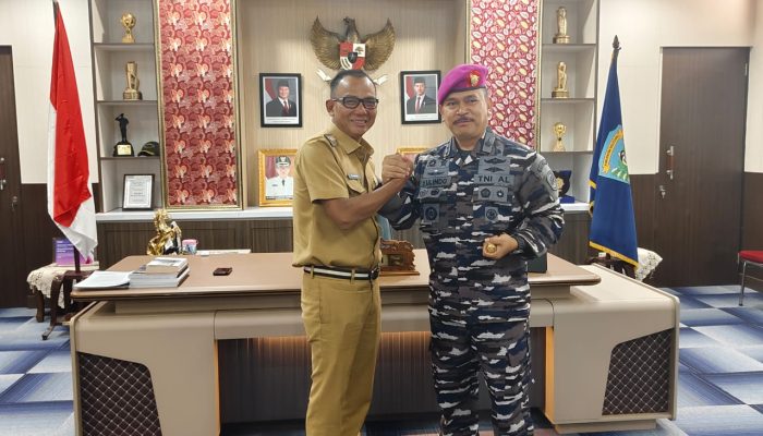 Kunjungi Belitung, Danlanal Tinjau Lokasi Rencana Batalyon Marinir