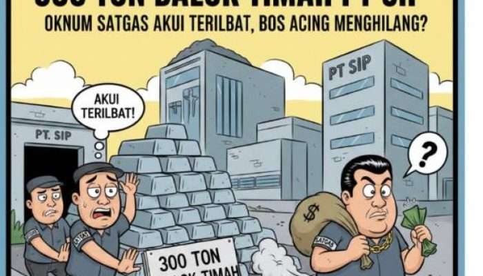 Misteri 130 Ton Timah Hilang: Nama Bos Acing Terseret dalam Kasus Pencurian Besar di Bangka