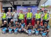 OKM 2026, Polres Bangka Gelar Jumat Berkah di Simpang Pos Pelabuhan Sungailiat