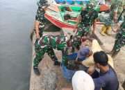 TMMD ke-127 di Penutuk, Kodim 0432/Basel Ajak Warga Bersih-bersih Pelabuhan dan Pasar