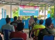 Satgas TMMD 127 Bekali Warga Desa Penutuk Soal Kamtibmas, Ini Tujuannya