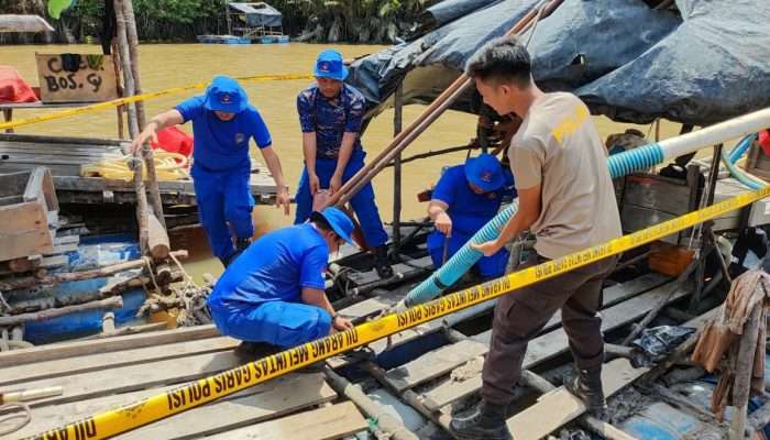 Polisi Kembali Tertibkan Tambang Ilegal di DAS Jada Bahrin, 