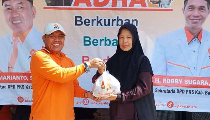 PKS Bangka Sembelih 4 Sapi dan 1 Kambing, Marianto: Semangat Berbagi Harus Dijaga