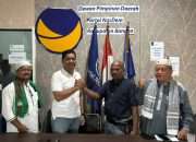 Momentum Halalbihalal, Mantan Ketua DPC Hanura Bangka Berlabuh ke NasDem