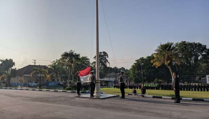 Peringati Hari Lahir Pancasila, Polres Bangka Ajak Personel Terapkan Nilai Kebangsaan
