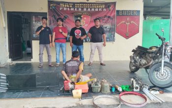 Curi Mesin hingga TV, Residivis Narkoba di Bangka Akui Beraksi di 14 TKP
