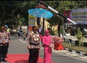 Tongkat Komando Polres Bangka Berganti, AKBP Indra Tekankan Soliditas dan Kebersamaan