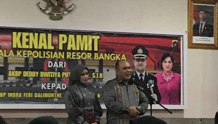 Pamit dari Bangka, AKBP Deddy Titip Pesan, AKBP Indra: Kami Tak Bisa Bekerja Sendirian