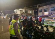 Satlantas Bangka Amankan 12 Motor Berknalpot Brong