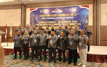 Munas III PJS Resmi Dibuka, Mahmud Marhaba: Saatnya PJS Menuju Dewan Pers