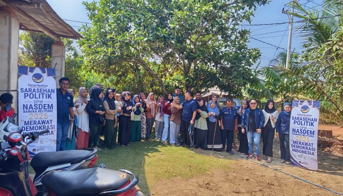 Hadapi Agenda Politik, NasDem Bangka Satukan Langkah Lewat Konsolidasi hingga Tingkat Ranting