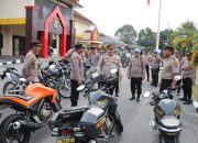 Kapolres Bangka Cek Kendaraan Dinas, Pastikan Seluruh Armada Siap Dukung Pelayanan Masyarakat