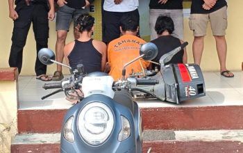 Kurang dari 24 Jam, Polisi Ringkus 3 Pencuri Mesin Tempel 40 PK