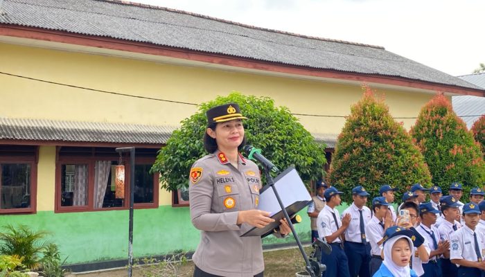 Pesan Kapolres Bangka Barat ke Pelajar: Bijak Berteman, Jauhi Narkoba dan Bullying