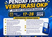 Jelang Rapimda XVII, KNPI Bangka Buka Pendaftaran dan Verifikasi OKP