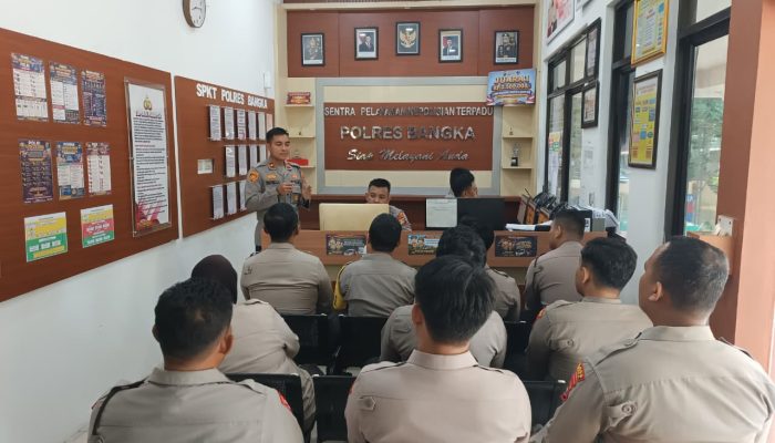 Polres Bangka Tingkatkan Profesionalisme Personel