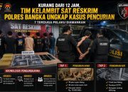 Kurang dari 12 Jam, Tim Kelambit Ungkap Kasus Pencurian