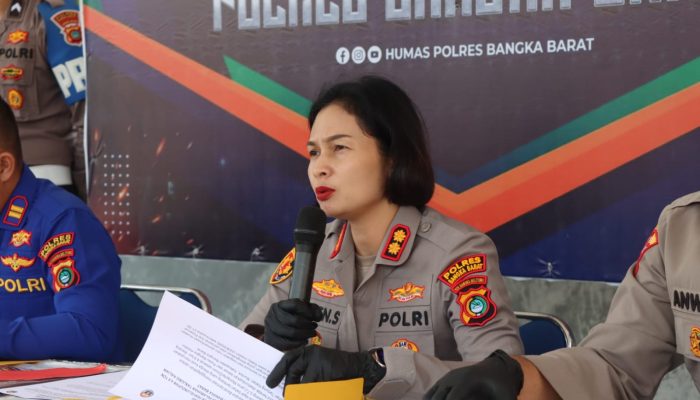 Polres Bangka Barat Gagalkan Pengiriman 4,9 Ton Material Diduga Mengandung LTJ