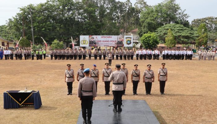 3 Kapolsek hingga Kasi Humas Polres Bangka Berganti, Ini Pesan Kapolres