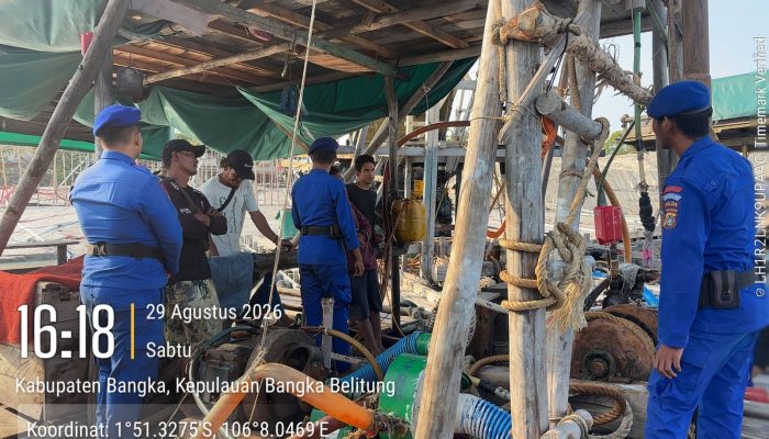 Sat Polairud Cek Muara Jelitik, Polisi Temukan Aktivitas Ini