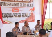 Kunker ke Pemali, Kapolres Tekankan Disiplin dan Pelayanan Humanis