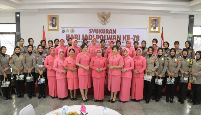 HUT ke-78 Polwan, Kapolres: Terus Profesional dan Humanis