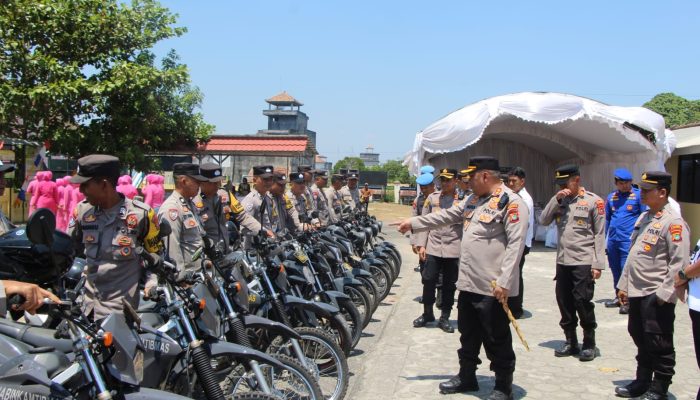 Kapolres Bangka Sambangi Polsek Riau Silip dan Belinyu, 