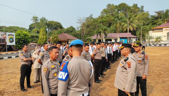 Antisipasi Pelanggaran, Propam Polda Babel Sidak Personel Polres Bangka