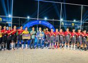 Sapu Bersih Penyisihan, Polres Bangka Keluar sebagai Runner Up Mini Soccer Polda Babel