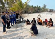 Ponton Rajuk Tower Beraktivitas di Muara Air Kantung, Polisi Beri Teguran