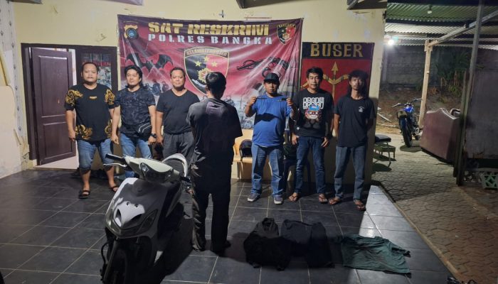 Pelaku Penusukan di Pemali Ditangkap Saat Hendak Tinggalkan Bangka